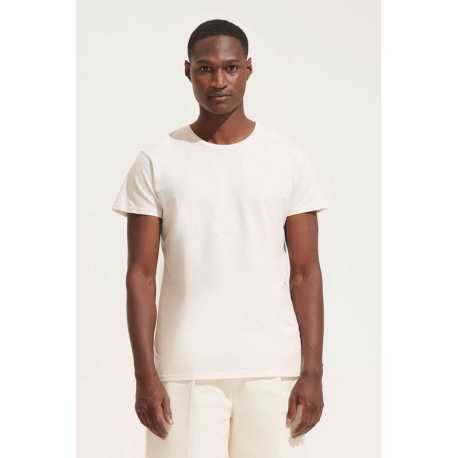 Pánske tričko (SOL'S PIONEER MEN - ROUND-NECK FITTED JERSEY T-SHIRT) > čierna (deep) > 3XL