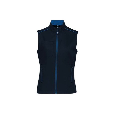 Dámska vesta (LADIES' DAYTODAY GILET) > modrá (navy) / modrá (light royal) > 2XL