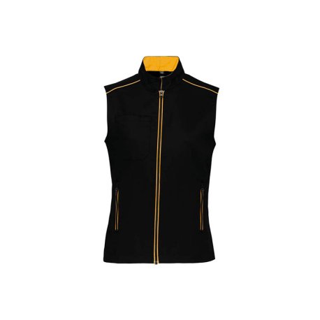 Dámska vesta (LADIES' DAYTODAY GILET) > čierna / žltá > M
