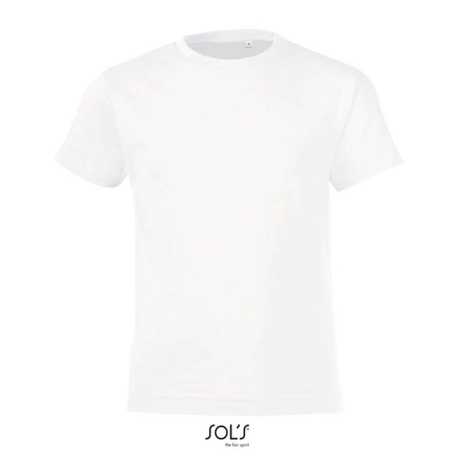 Detské tričko (SOLS REGENT FIT KIDS ROUND COLLAR T-SHIRT) > biela > 6a