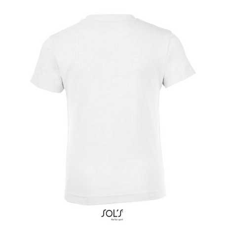 Detské tričko (SOLS REGENT FIT KIDS ROUND COLLAR T-SHIRT) > biela > 6a