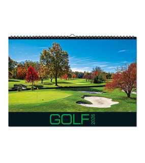 Nástenný kalendár (Golf 2026) - 48,5 x 34 cm