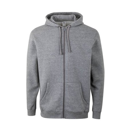 Unisex mikina (MUKUA ZIPPED HOOD SWEATSHIRT) > šedá (heather) > 2XL