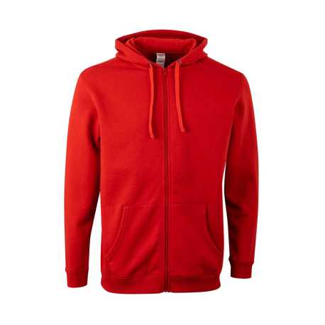 Unisex mikina (MUKUA ZIPPED HOOD SWEATSHIRT) > červená > 2XL