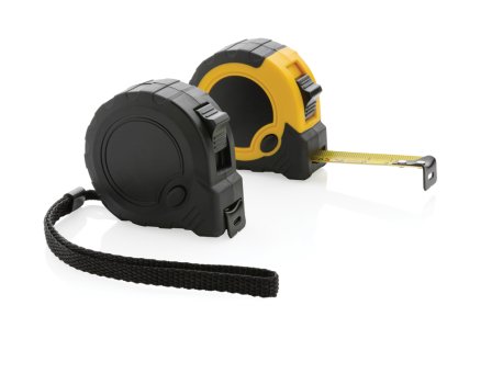 Zvinovací meter 3m/16mm so stop funkciou z RCS rec. plastu > žltá / čierna