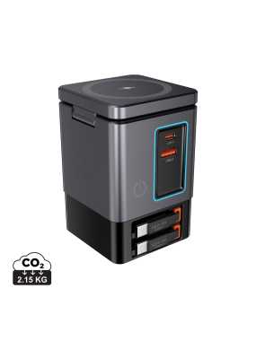 Urban Vitamin Sacramento 105W GaN stanica s nav. káblami > šedá