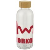 Sportovní láhev z recyklovaného plastu o objemu 650 ml Ziggs>biela