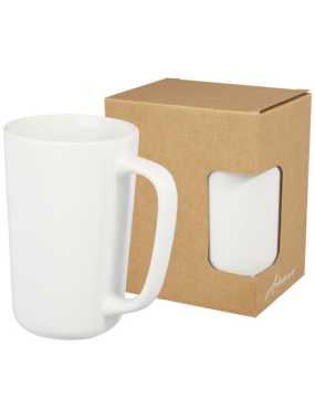 Keramický hrnek 480 ml Perk>biela