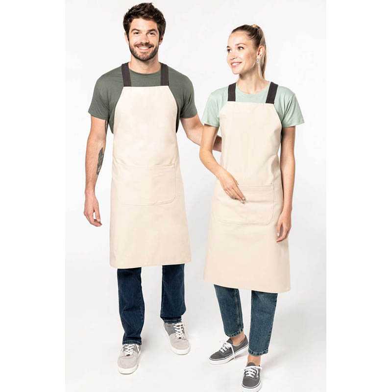 Zástera (KARIBAN ORGANIC COTTON APRON) > čierna