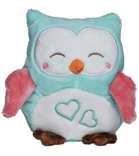 Plyšová hračka (MBW Owl with a rustle effect) > tyrkysová
