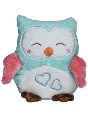 Plyšová hračka (MBW Owl with a rustle effect) > tyrkysová
