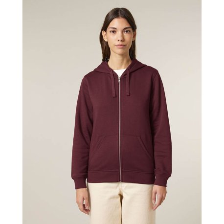 Unisex mikina (STANLEY\STELLA Mixer) > červená (burgundy) > 2XS