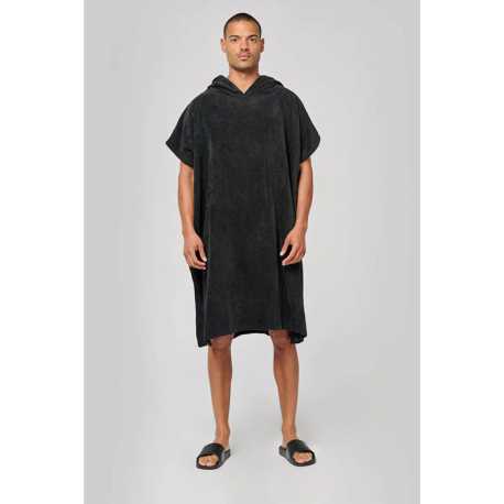 Unisex pončo (UNISEX HOODED TOWELLING PONCHO) > modrá (navy) > L/XL
