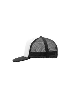Šiltovka(MB 5 Panel Flat Peak Cap) > biela / čierna