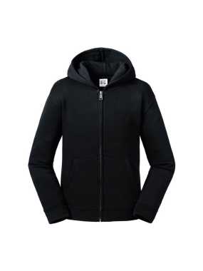 Detská mikina (RUSSELL Kids Authentic Zipped Hood Sweat)>čierna>3/4