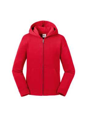 Detská mikina (RUSSELL Kids Authentic Zipped Hood Sweat)>červená>7/8