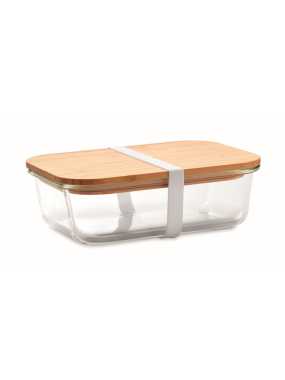 Sklenený box na jedlo > transparentná