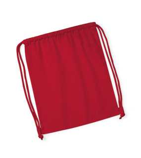 Vak so šnúrkami (WM Organic Premium Cotton Gymsac) > červená (classic)