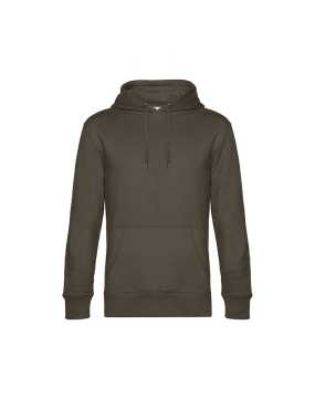 Pánska mikina (B&C KING Hooded)>zelená(khaki)>3XL