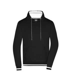 Pánska mikina(JN Mens Club Hoody) > čierna / biela > L
