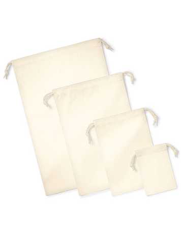 Vak so šnúrkami (WM Organic Premium Cotton Stuff Bag) > béžová (natural) > XS