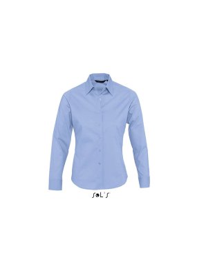 Dámska košeľa (SOLS EDEN LADIES LONG SLEEVED STRETCH SHIRT)>modrá (bright sky)>M