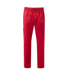 Pánske nohavice (VELILLA STRETCH SCRUB TROUSERS) > červená > L