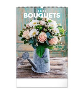 Nástenný kalendár (Kytice 2026) - 33 x 46 x 1 cm