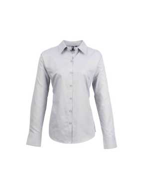 Dámska košeľa (PREMIER LADIES’ SIGNATURE OXFORD LONG SLEEVE BLOUSE)>šedá (silver)>2XL