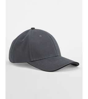 6 panelová-unisex šiltovka(BF 6 Panel Cap-Sandwich Peak)>šedá(graphite)/čierna