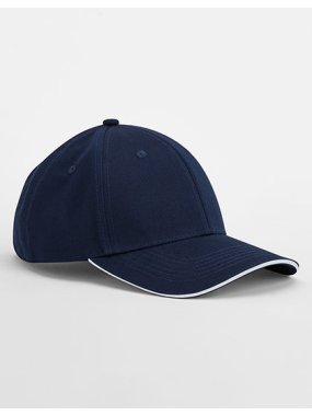 6 panelová-unisex šiltovka(BF 6 Panel Cap-Sandwich Peak)>modrá/biela(french navy/white)