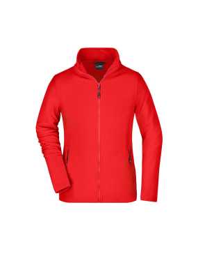 Dámska fleece bunda(J&N LADIES' BASIC FLEECE JACKET) > červená > XL