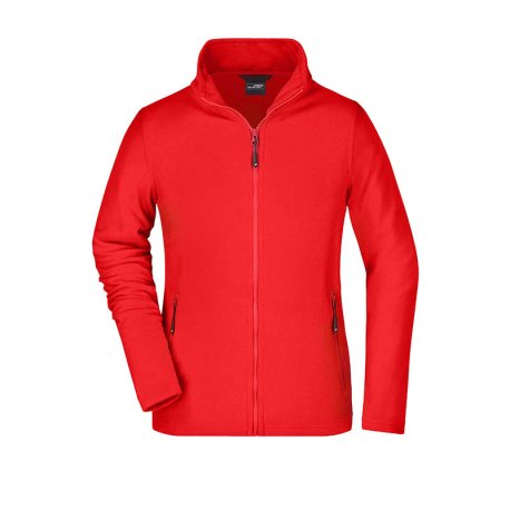 Dámska fleece bunda(J&N LADIES' BASIC FLEECE JACKET) > červená > M