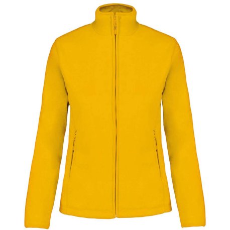 Dámska fleece bunda (KARIBAN LADIES MICRO FLEECE JACKET) > žltá > 2XL