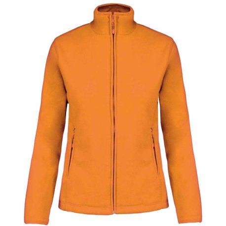 Dámska fleece bunda (KARIBAN LADIES MICRO FLEECE JACKET) > oranžová > 2XL