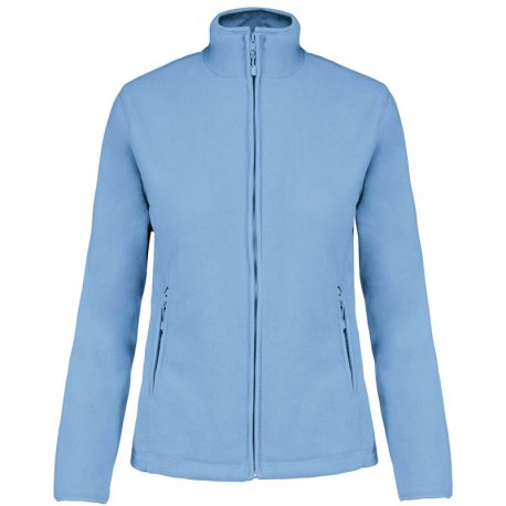 Dámska fleece bunda (KARIBAN LADIES MICRO FLEECE JACKET) > modrá (sky) > 2XL