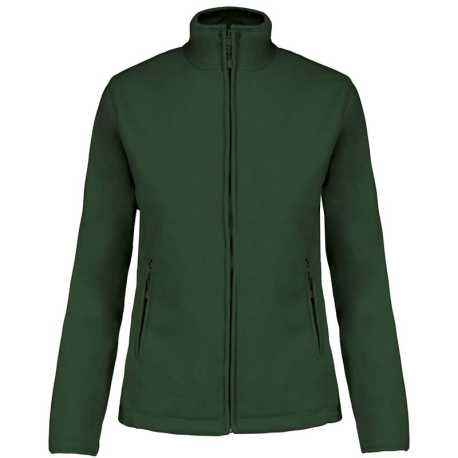 Dámska fleece bunda (KARIBAN LADIES MICRO FLEECE JACKET) > zelená (forest) > 2XL