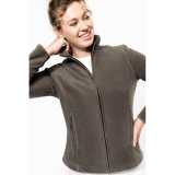 Dámska fleece bunda (KARIBAN LADIES MICRO FLEECE JACKET) > zelená (kelly) > 3XL