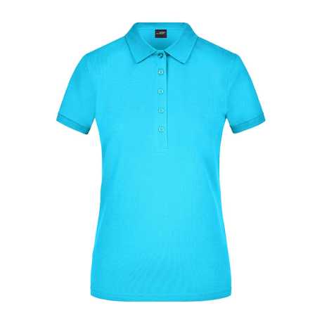 Dámska polokošeľa (DAIBER Ladies Elastic Polo Piqué) > tyrkysová > L