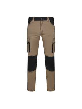 Pánske nohavice (VELILLA TWO-TONE STRETCH TROUSERS) > béžová (sand) / čierna > 60