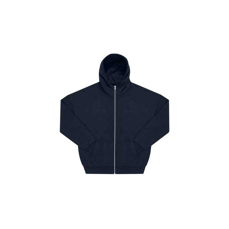 Unisex mikina (B&C Influence Zip Hood) > modrá(navy) > 3XL