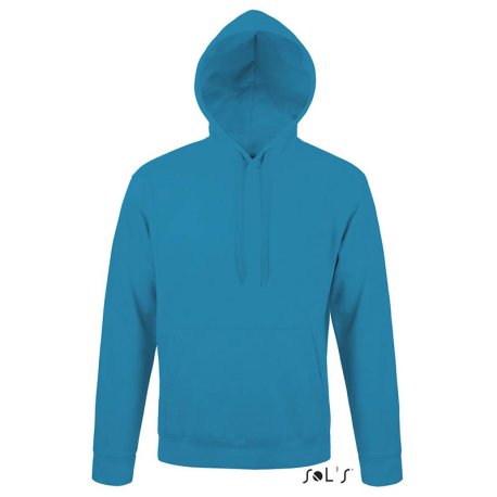 Unisex mikina (SOLS SNAKE UNISEX HOODED SWEATSHIRT) > modrá (aqua) > 2XL