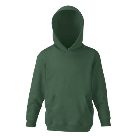 Detská mikina (FRUIT OF THE LOOM Kids Hooded Sweat) > zelená(bootle) > 5/6