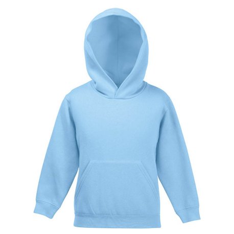 Detská mikina (FRUIT OF THE LOOM Kids Hooded Sweat) > modrá(sky) > 5/6
