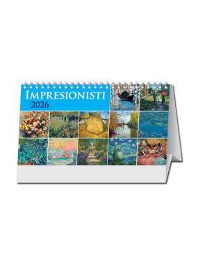 Stolový kalendár (Impresionisti stolový 2026) - 28 x 15 cm