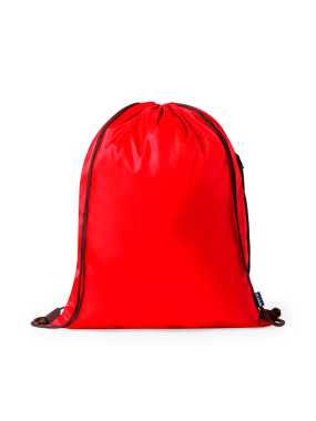 RPET vak na stiahnutie šnúrkou > červená