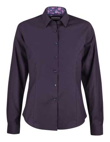 Dámska košeľa (James Harvest PURPLE BOW 142 WOMAN) > fialova > S