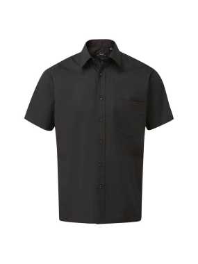 Pánska košeľa (PREMIER MEN'S SHORT SLEEVE POPLIN SHIRT) > čierna > M