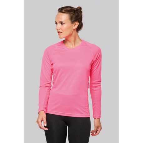 Dámske tričko (PROACT LADIES LONG SLEEVE SPORTS T-SHIRT) > modrá (aqua) > S