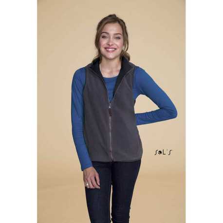 Unisex vesta (SOLS WINNER CONTRASTED REVERSIBLE UNISEX BODYWARMER) > čierna > M
